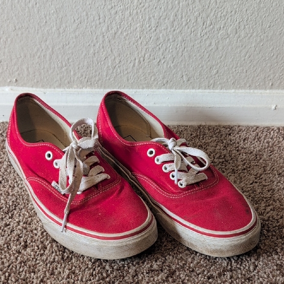 Vans Red Sneakers - Picture 1 of 5